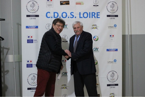 Jacques Eloi et le Comité Olympique et Sportif de la loire